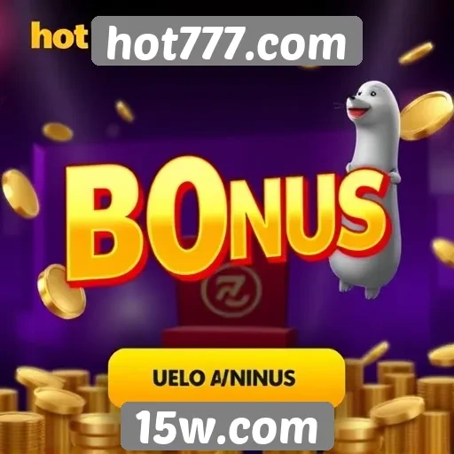 Recursos de bônus disponíveis em hot777.com